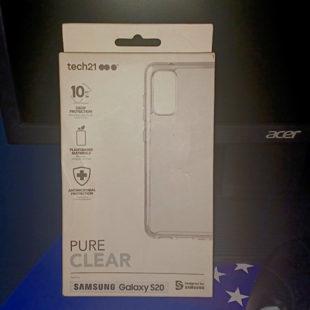 Samsung Galaxy S20 Tech 21 Clear Case